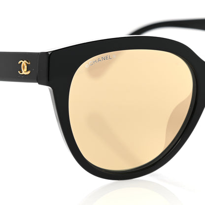 Chanel Acetate CC Butterfly Sunglasses 5414 Black Beige 7 of 7