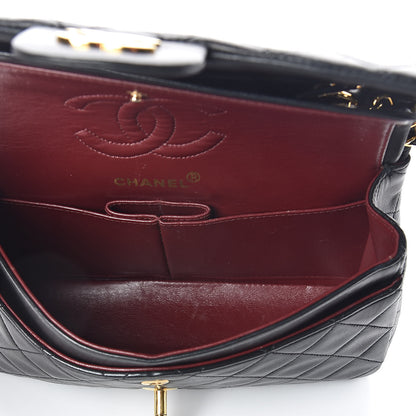 Chanel Lambskin Quilted Small Double Flap Black 5 of 11