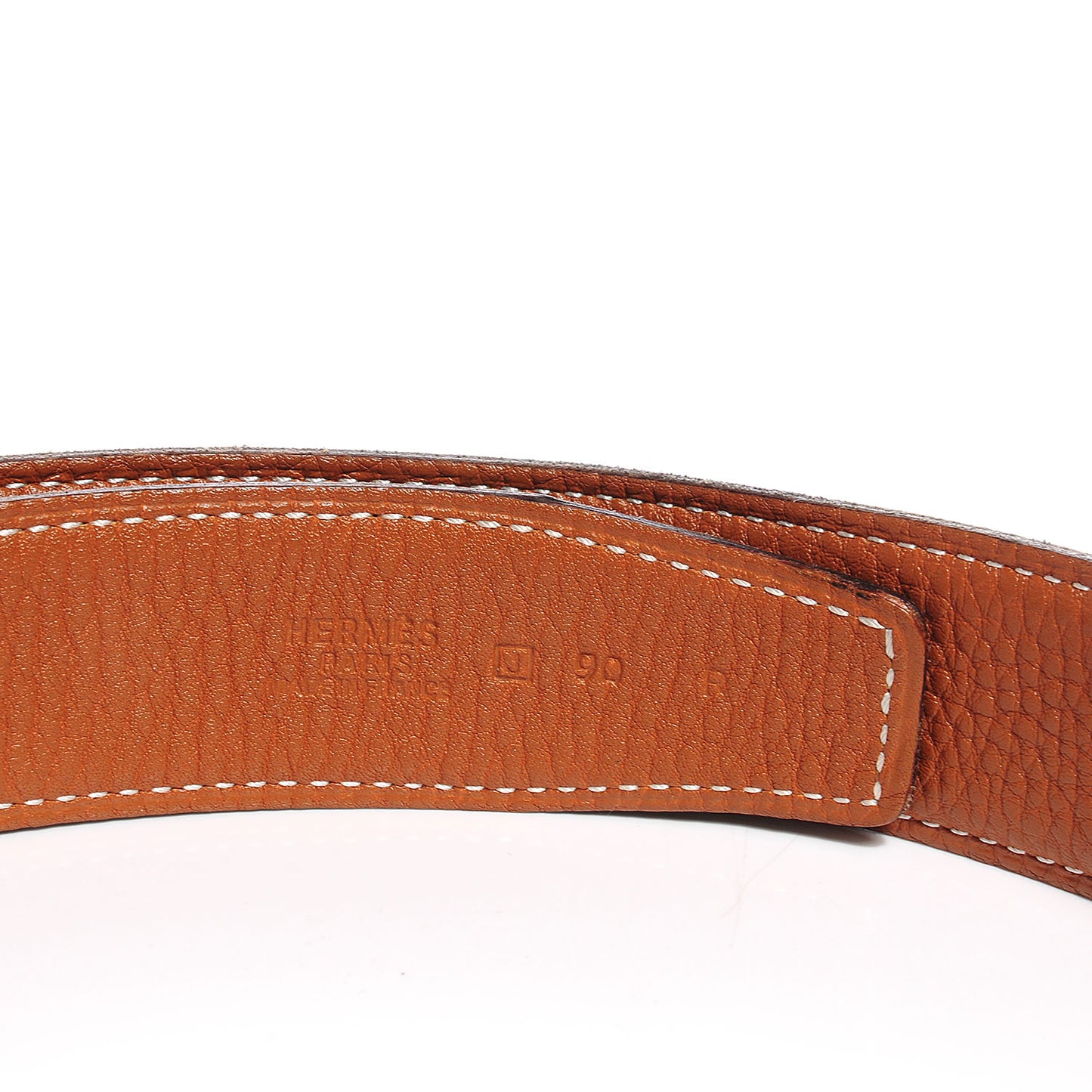 Box Togo Reversible Polished Constance 32mm H Belt 90 Black Gold