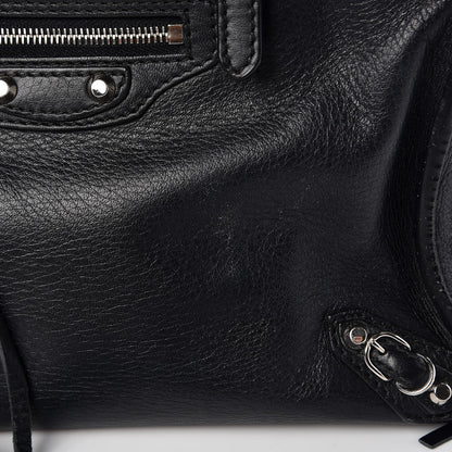 Balenciaga Calfskin Papier Mini A4 Zip Around Tote Black 11 of 17
