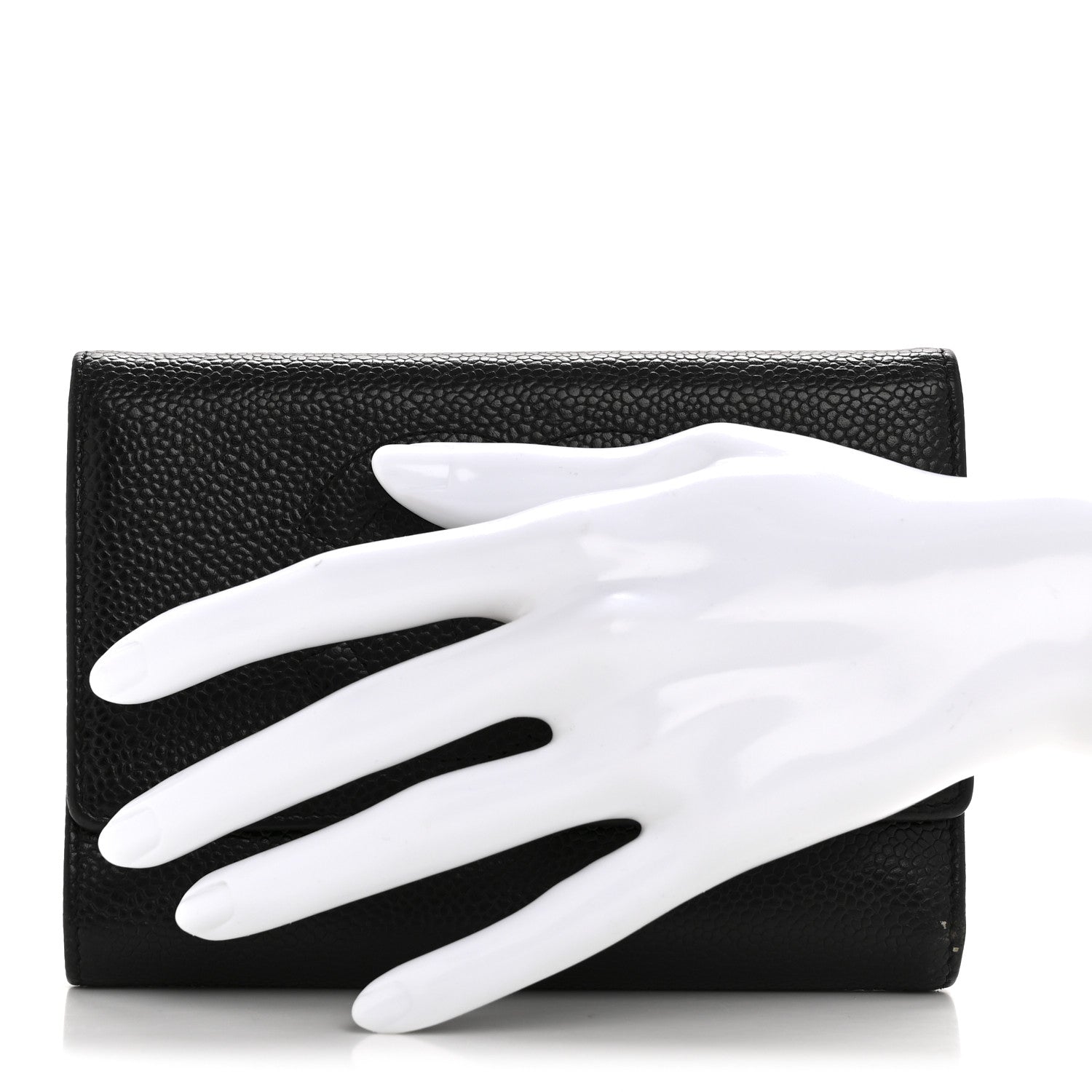 Chanel Caviar Timeless CC Wallet Black 2 of 11