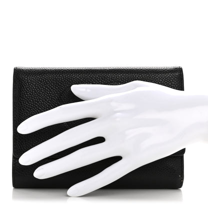 Chanel Caviar Timeless CC Wallet Black 2 of 11