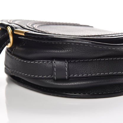 Chloe Calfskin Mini Marcie Round Crossbody Bag Black 11 of 11
