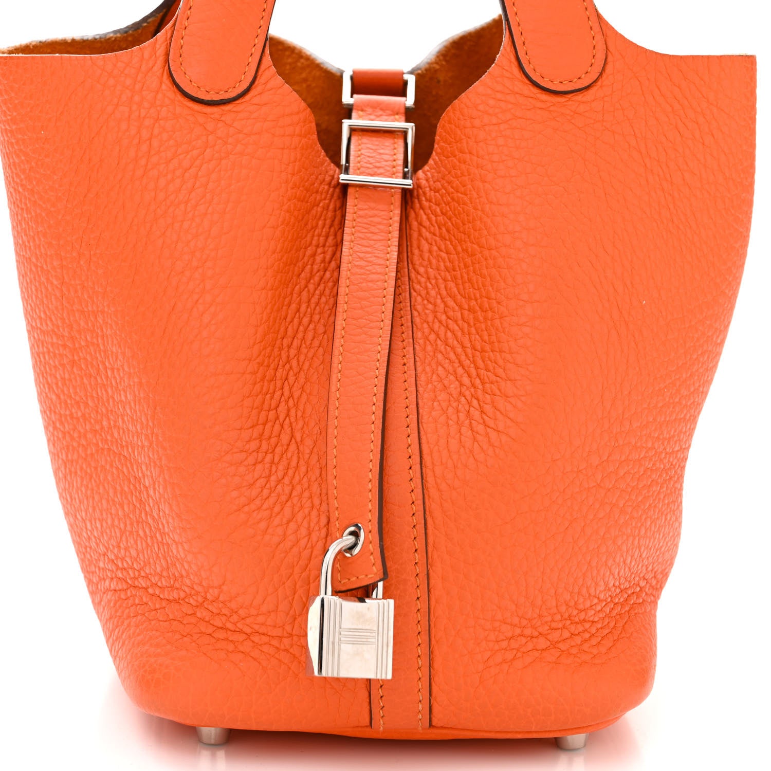 Hermes Taurillon Clemence Picotin Lock 18 PM Orange 8 of 10