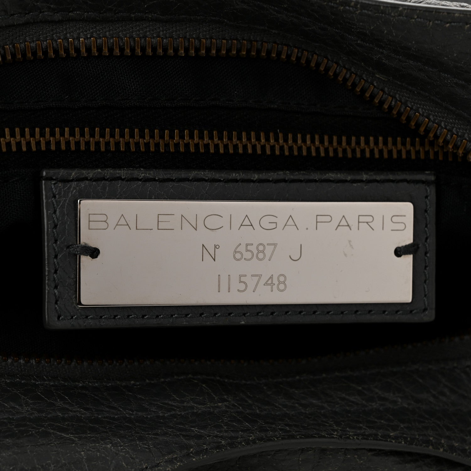 Balenciaga Agneau Classic Hardware City Anthracite 6 of 10