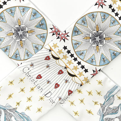 Christian Dior Silk L'Etoile Mitzah Scarf 4 of 4
