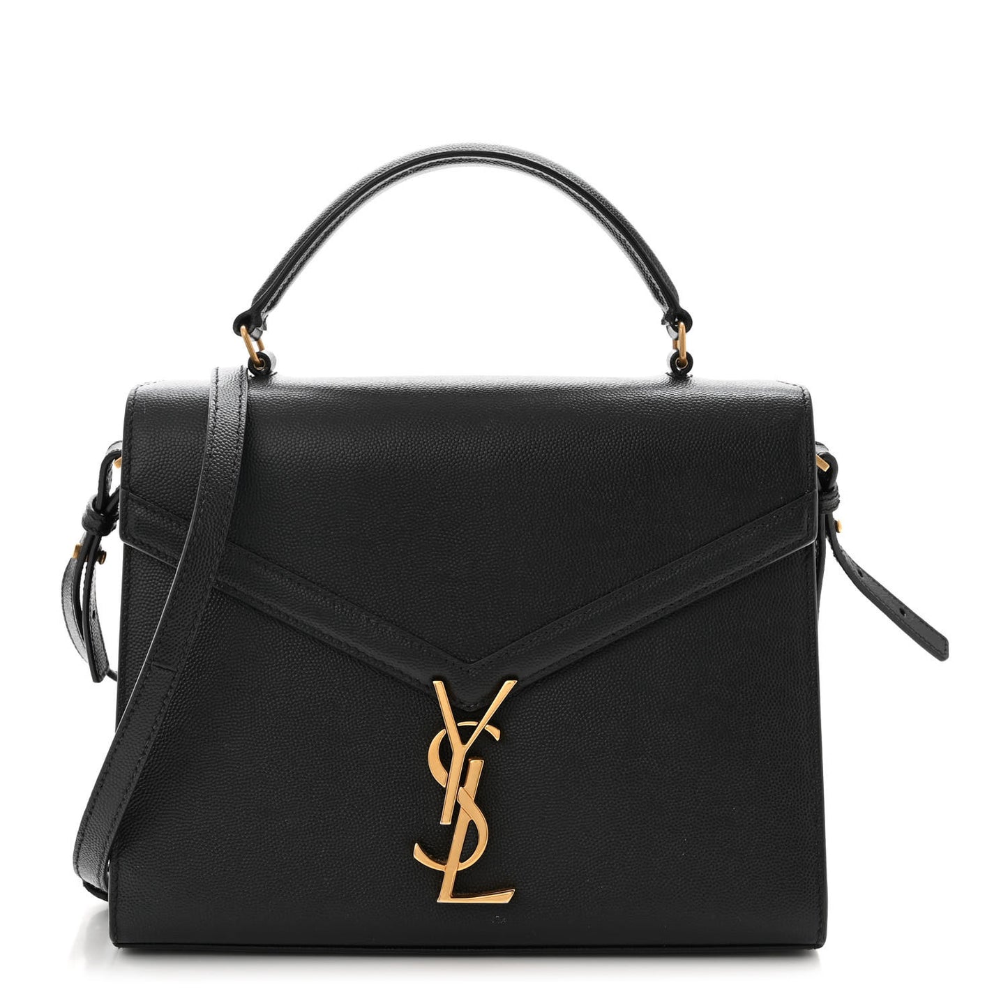 Grain de Poudre Medium Classic Monogram Cassandra Top Handle Black