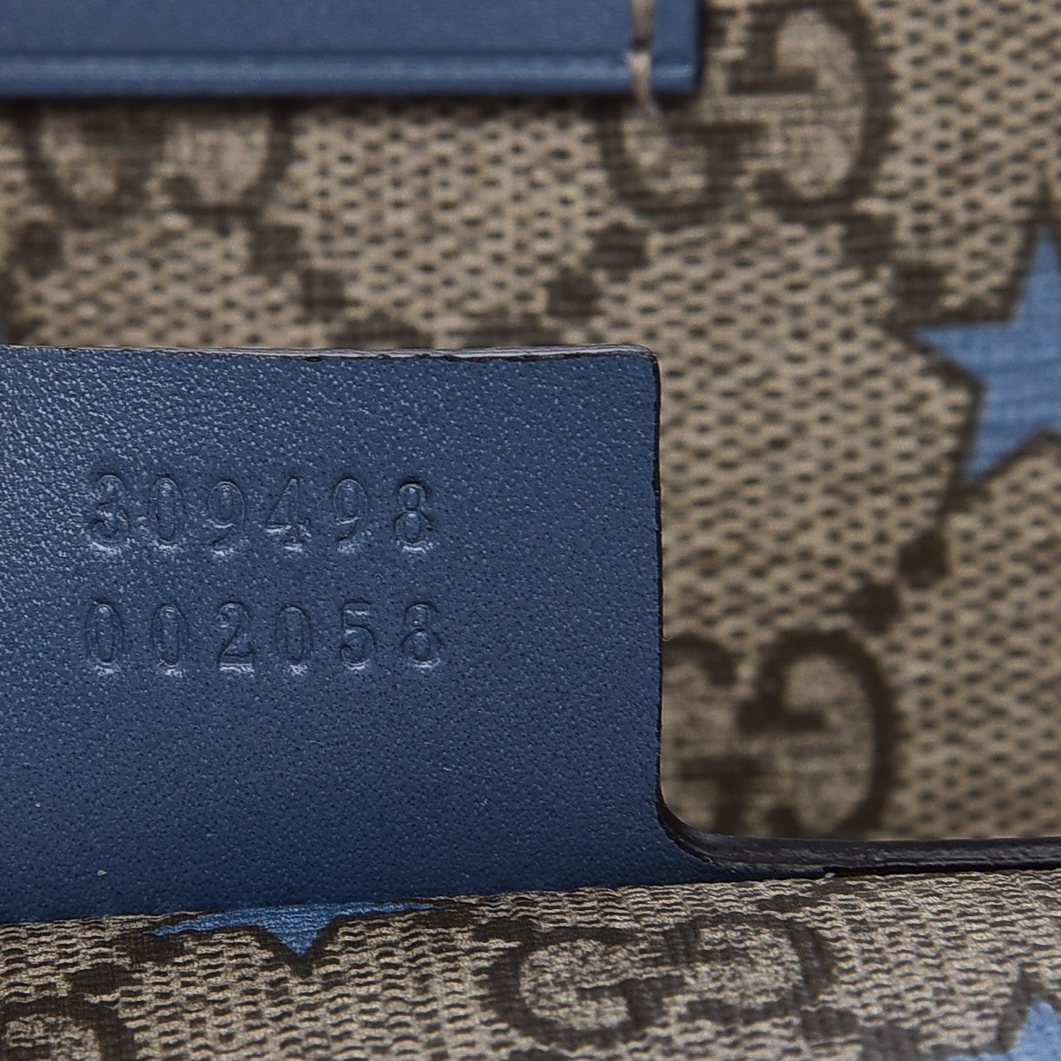 Gucci GG Supreme Stars Tote Blue 9 of 15