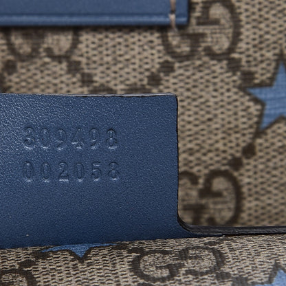 Gucci GG Supreme Stars Tote Blue 9 of 15