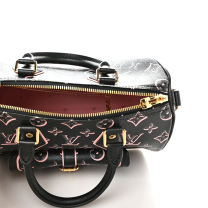 Louis Vuitton Monogram Fall for You Speedy Bandouliere 25 Black 9 of 9