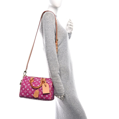 Louis Vuitton Calfskin Monogram Speedy P9 Bandouliere 25 Agate 3 of 21