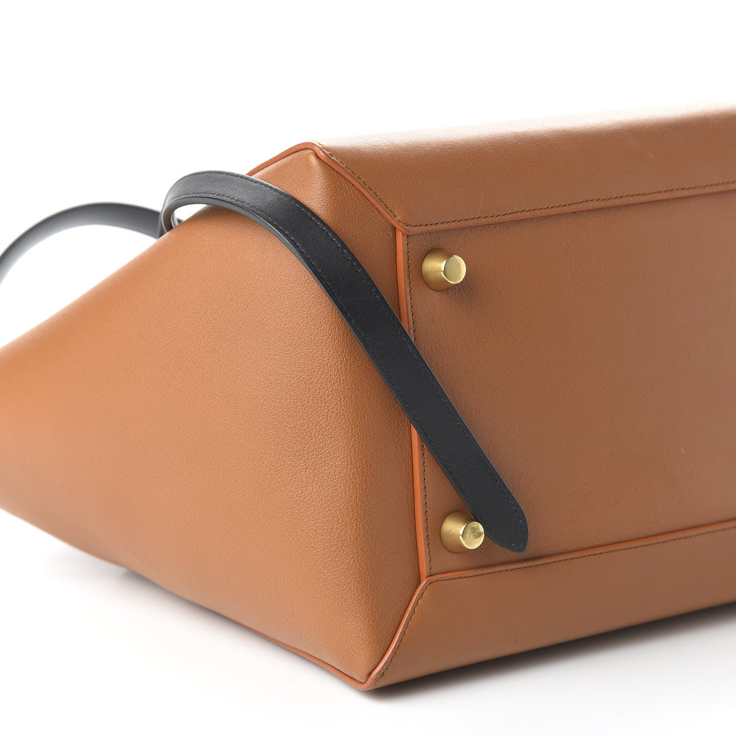 Celine Smooth Calfskin Small Bi-Color Belt Bag Tan 6 of 9