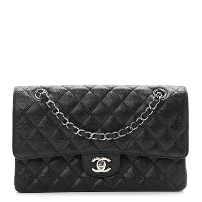 Chanel Caviar Quilted Medium Double Flap Black 1 of 11