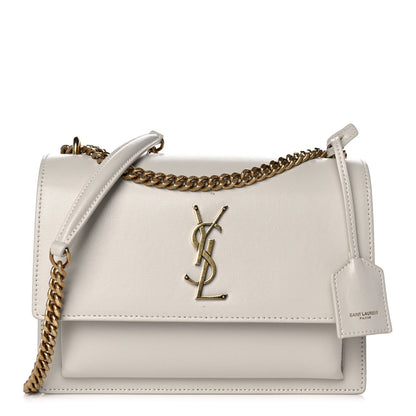 Saint Laurent Calfskin Medium Monogram Sunset Crema Soft 1 of 13