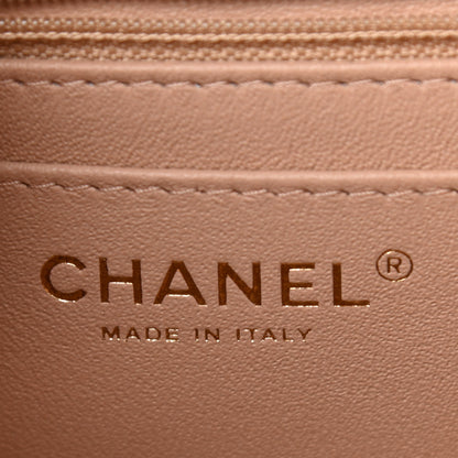 Chanel Lambskin Quilted Mini Rectangular Flap Beige 6 of 11