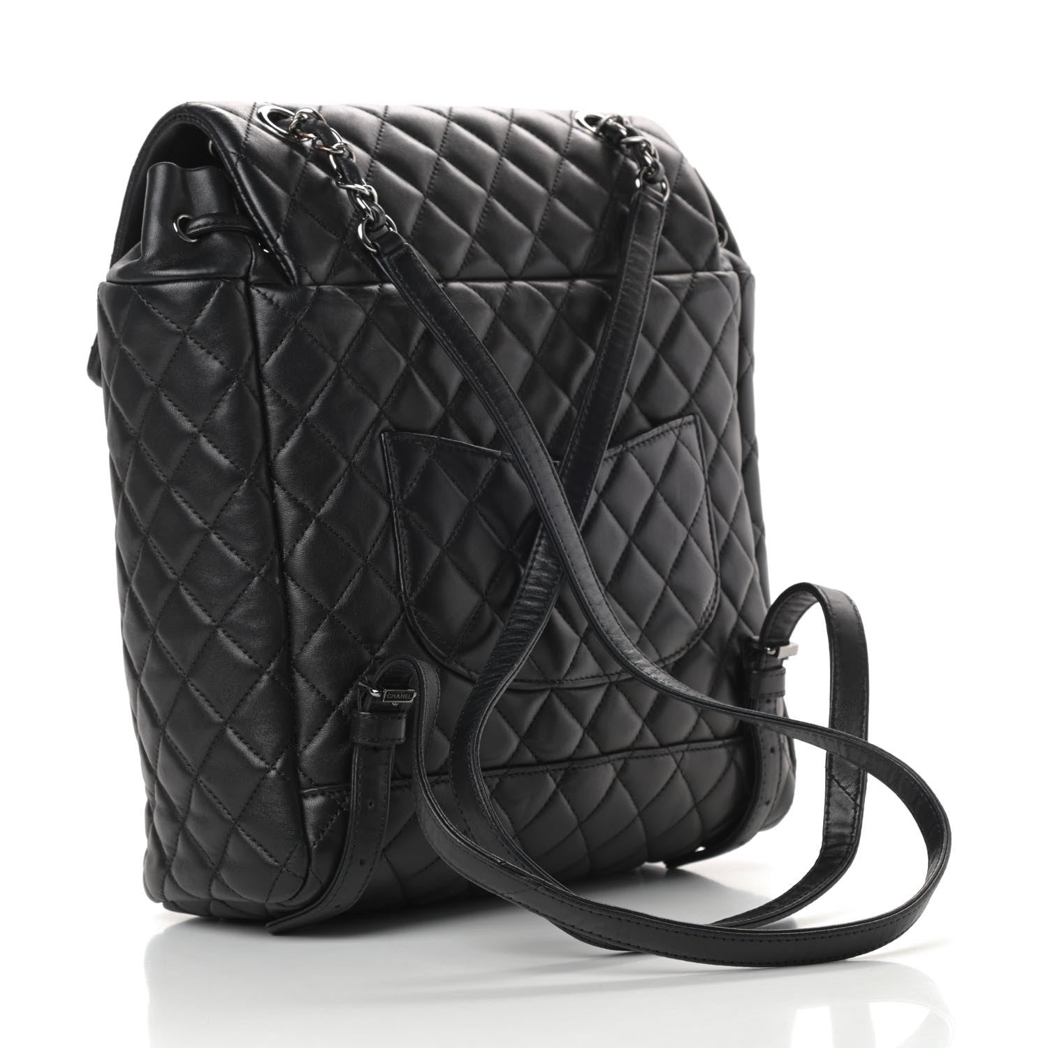Chanel Lambskin Quilted Large Urban Spirit Backpack Black 3 of 14