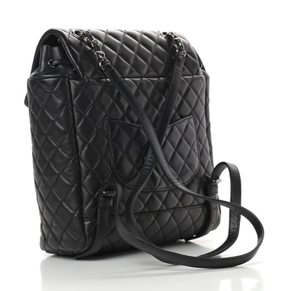 Chanel Lambskin Quilted Large Urban Spirit Backpack Black 3 of 14