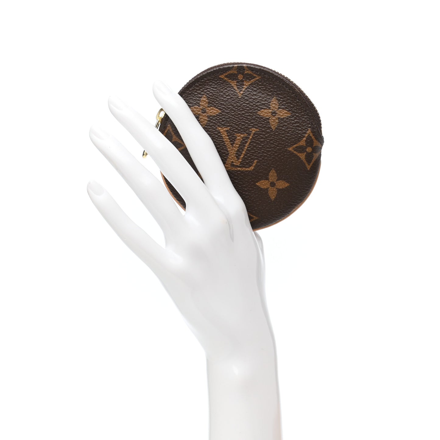 Monogram Round Coin Purse