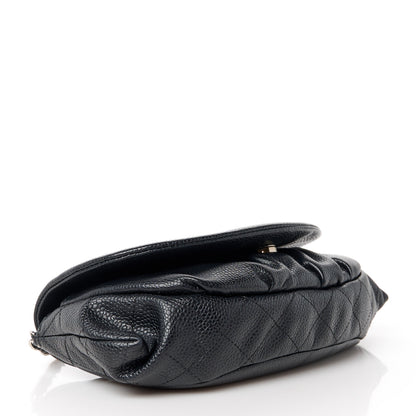 Chanel Caviar Half Moon Wallet On Chain WOC Black 4 of 11