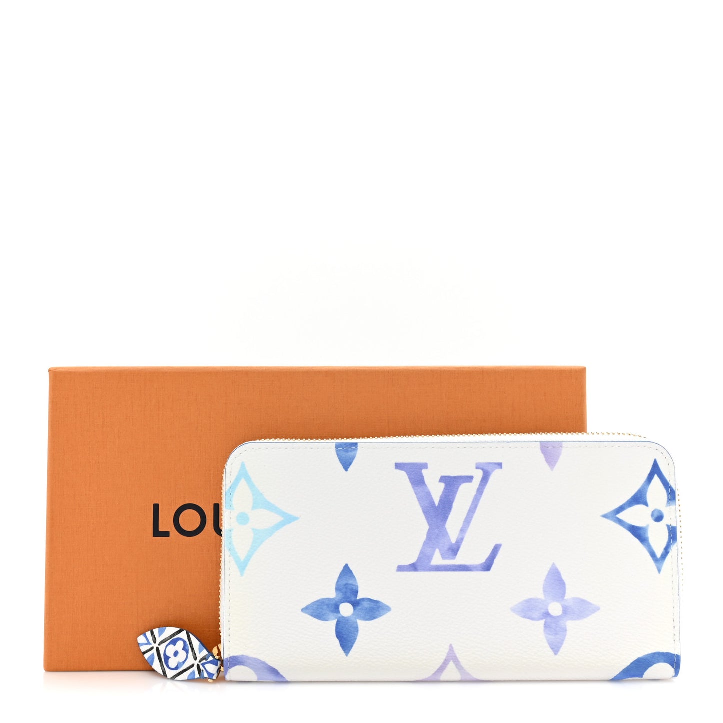 Monogram Giant By The Pool Zippy Wallet Resort Blue