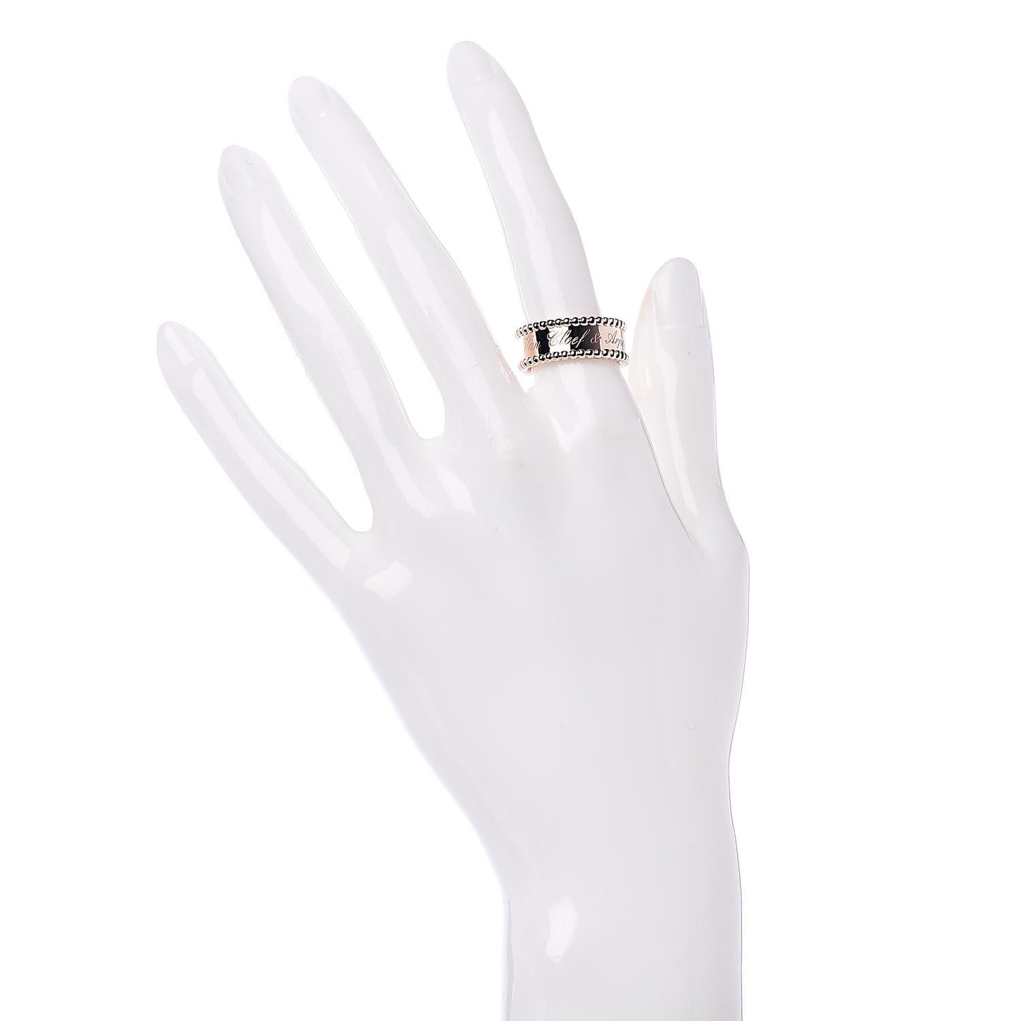 18K Rose Gold Perlee Signature Ring 52 6