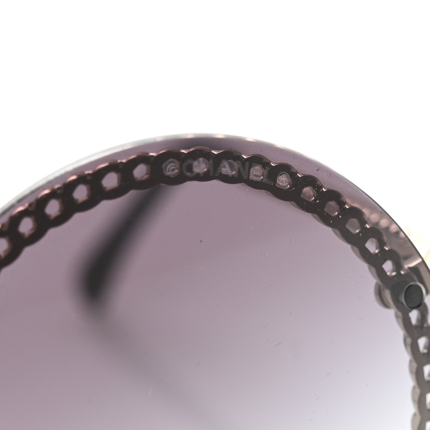 Chanel Round Chain Sunglasses 4245 Gold 7 of 8