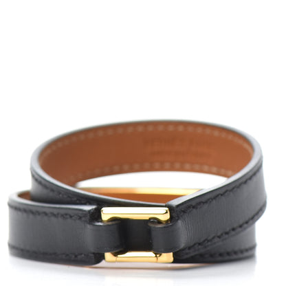 Hermes Chamonix Rivale Double Tour Bracelet Black 3 of 4
