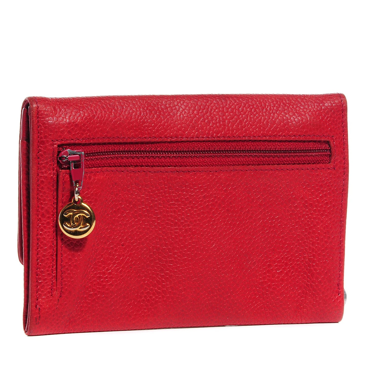 Caviar Timeless CC Card Holder Wallet Red