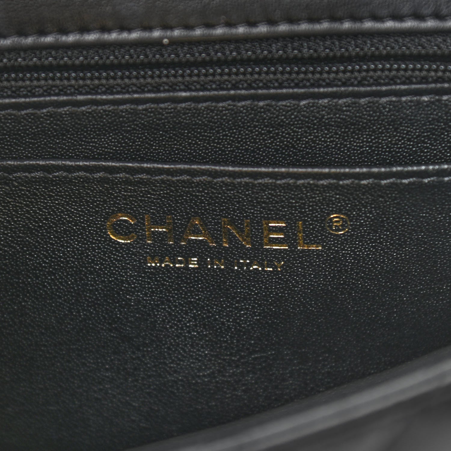 Chanel Lambskin Quilted Mini Square Flap Black 5 of 10