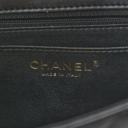 Chanel Lambskin Quilted Mini Square Flap Black 5 of 10