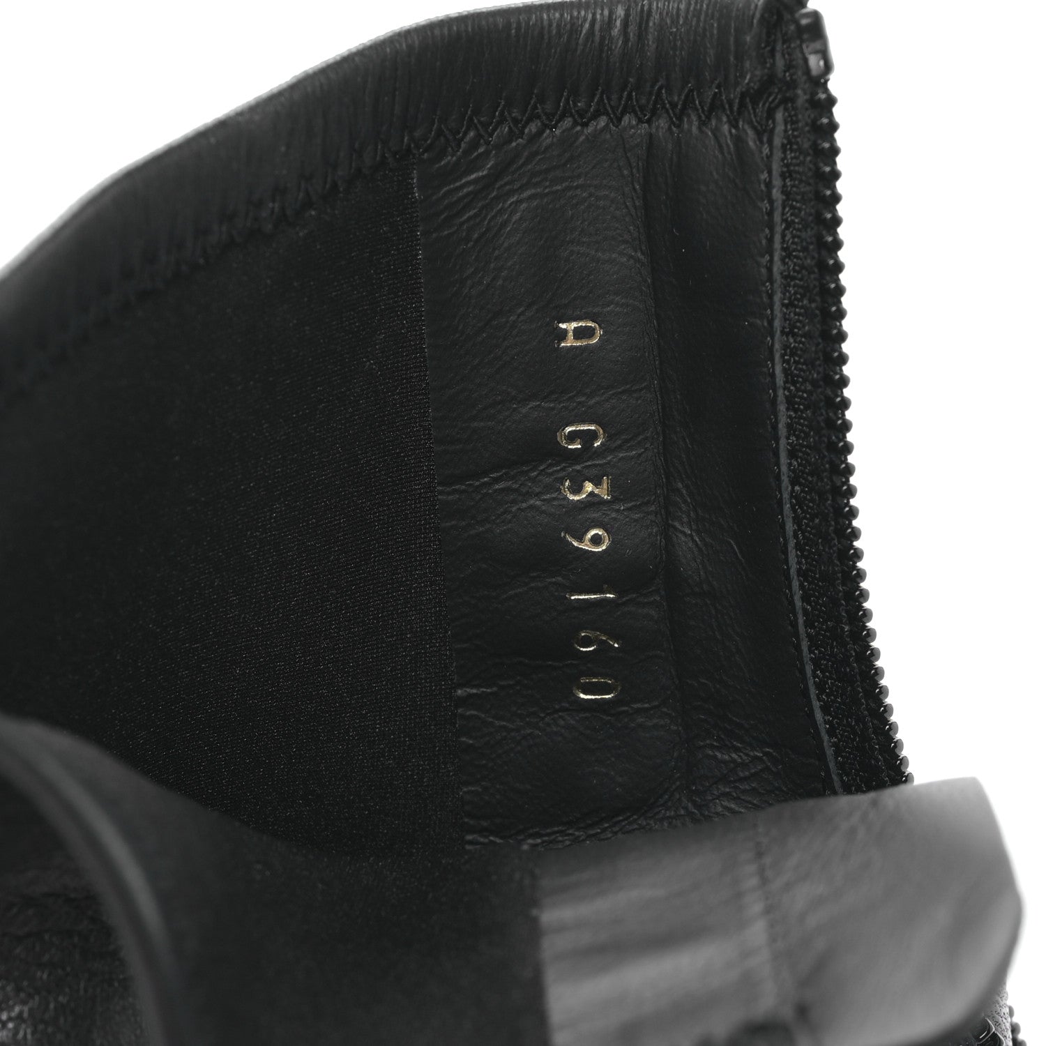 Chanel Lambskin Logo Ankle Boots 36.5 Black 8 of 8