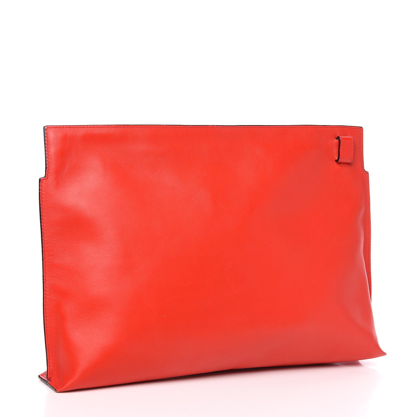 Calfskin T Pouch Red