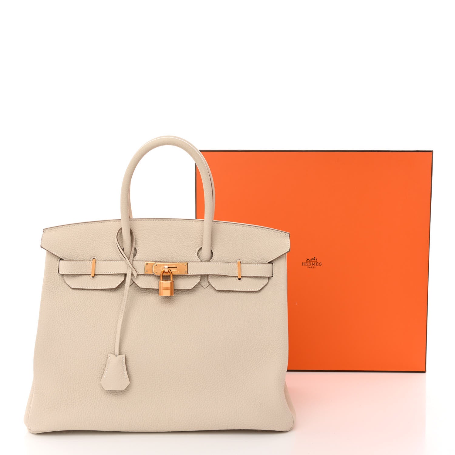 Hermes Togo Birkin 35 Craie 13 of 13
