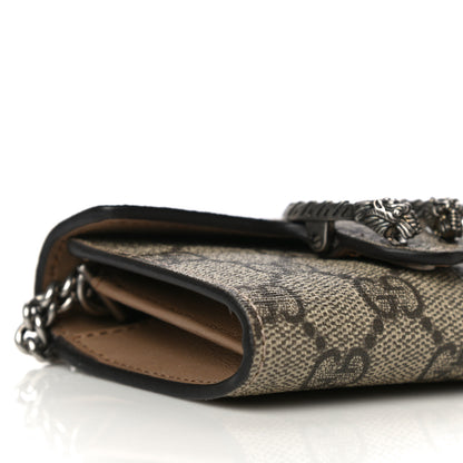 Gucci GG Supreme Monogram Dionysus Coin Purse Taupe 8 of 10