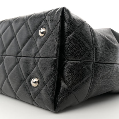 Chanel Caviar Large Soft CC Top Handle Tote Black 11 of 13