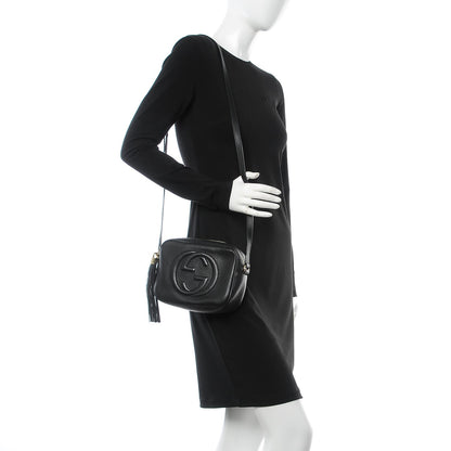 Gucci Pebbled Calfskin Small Soho Disco Bag Black 2 of 8