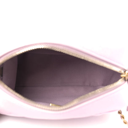 Chanel Iridescent Caviar Quilted Mini My Perfect Camera Case Pink 4 of 8