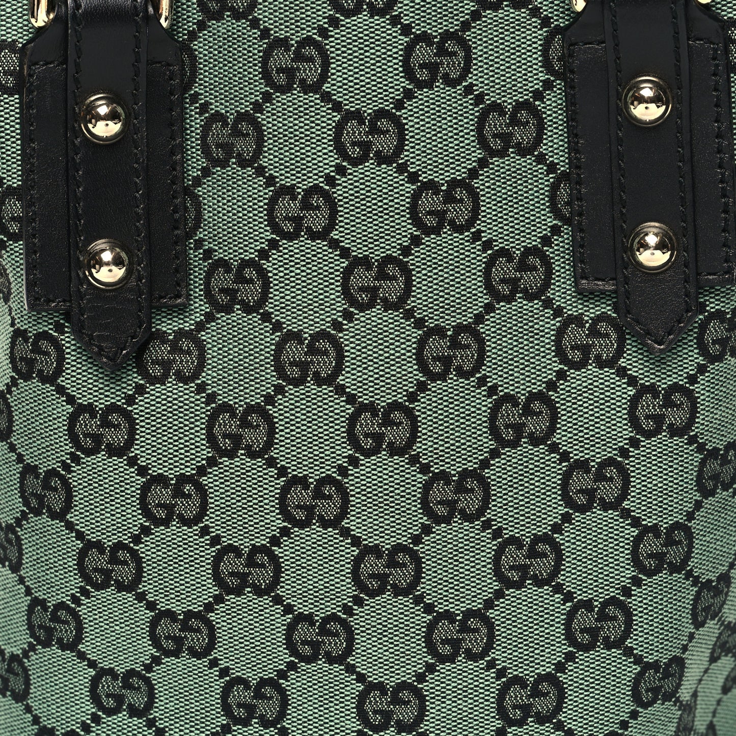 Monogram Tote Bag Green