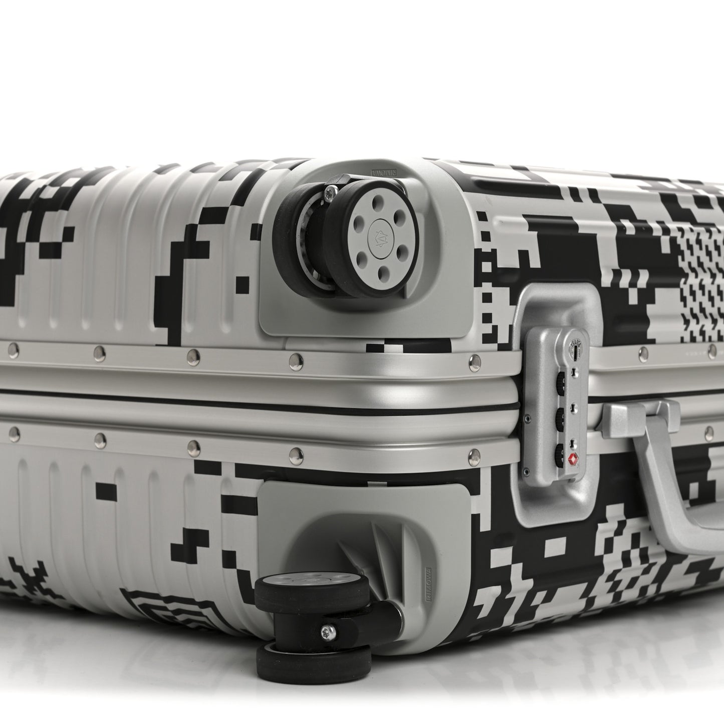 X RTFKT Polycarbonate Printed Original Twist Cabin Silver Black