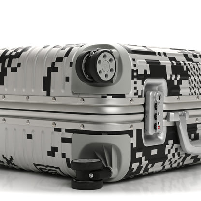 Rimowa X RTFKT Polycarbonate Printed Original Twist Cabin Silver Black 9 of 12