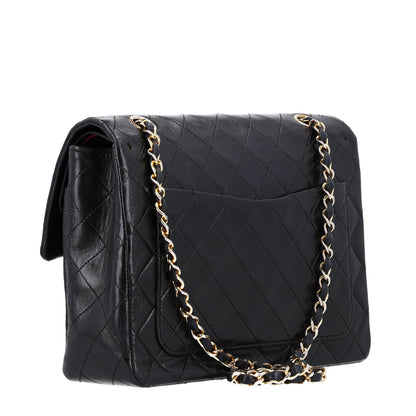 Chanel Lambskin Quilted Medium Double Flap Black 3 of 11