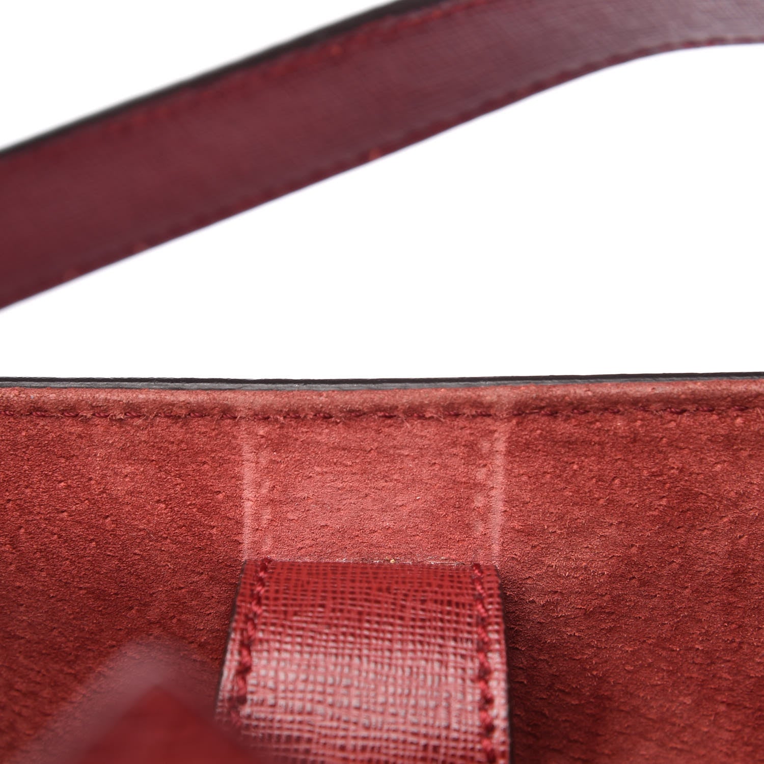 Fendi Vitello Elite Regular 2Jours Tote Rosso Scuro Ciliegia 18 of 18