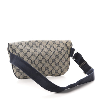 Gucci GG Supreme Monogram Belt Bag Navy 3 of 11