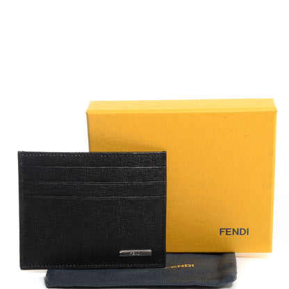 Fendi Vitello Elite Card Holder Black 8 of 11