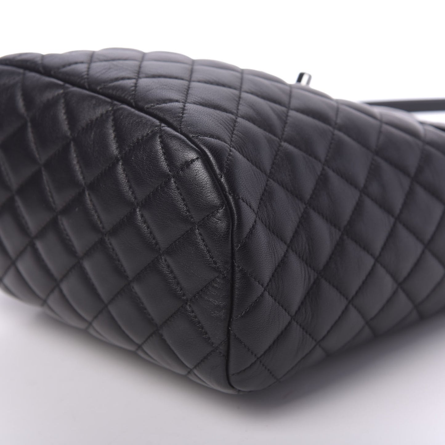 Lambskin Quilted Small Urban Spirit Backpack Black