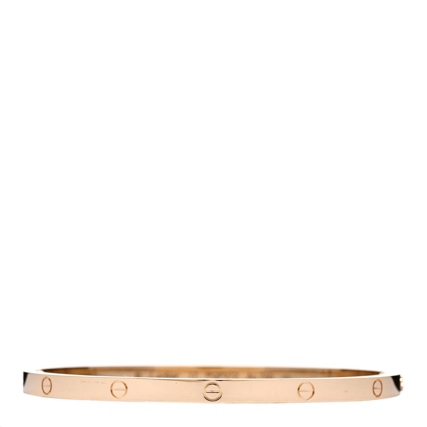 Cartier 18K Yellow Gold Small LOVE Bracelet 17 1 of 5