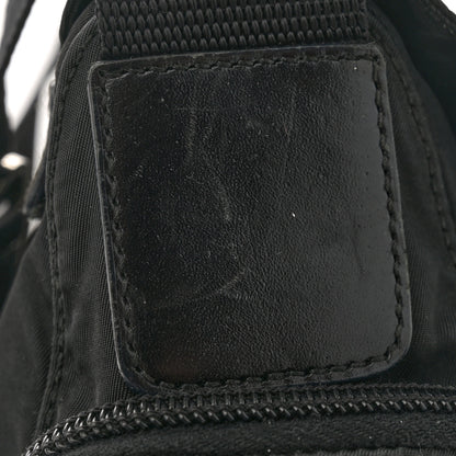Prada Nylon Vela Saffiano Single Buckle Messenger Shoulder Bag Black 10 of 10