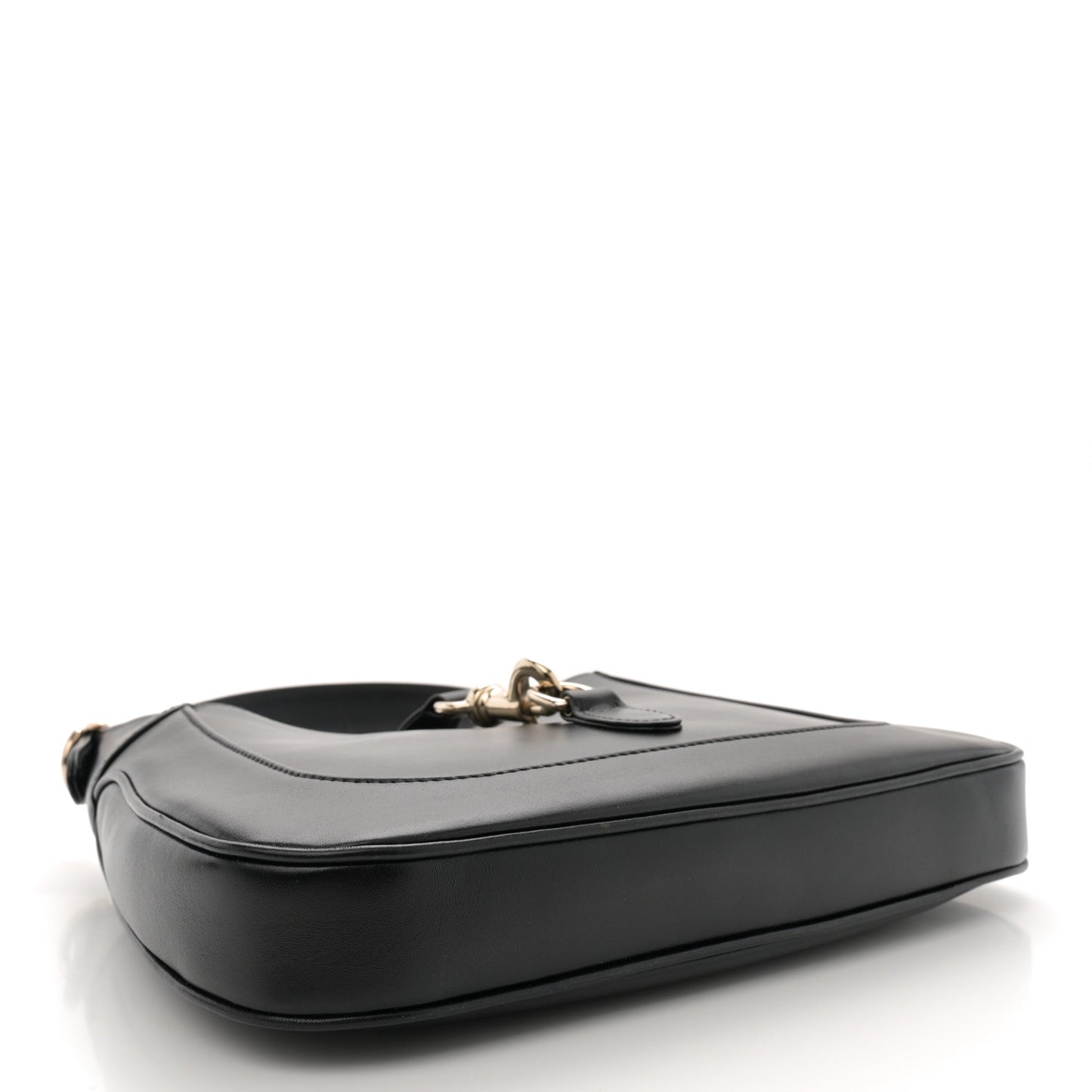 Calfskin Small Jackie Shoulder Bag Black