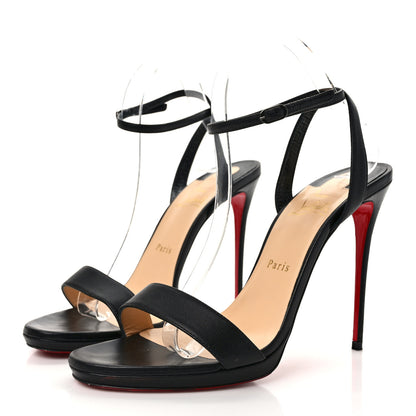 Christian Louboutin Nappa Loubi Queen 120 Pumps 41 Black 3 of 8