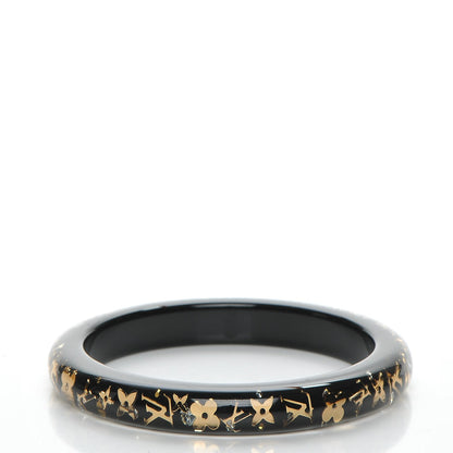 Louis Vuitton Resin Swarovski Medium Inclusion Bracelet PM Black 3 of 4